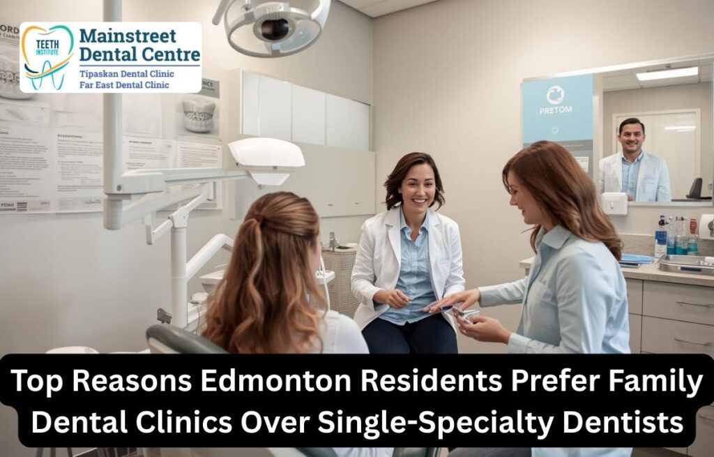 Family dental clinic Edmonton providing dental care for patients of all ages