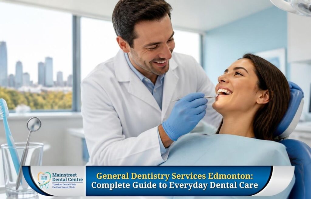 General dentistry services Edmonton at Mainstreet Dental Clinic
