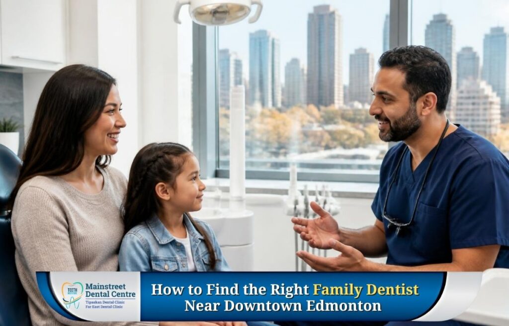Family dental care near Downtown Edmonton