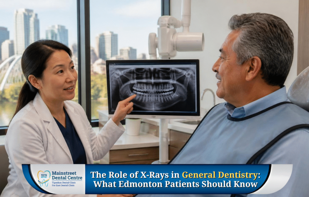 Dental X-rays as part of general dentistry in Edmonton
